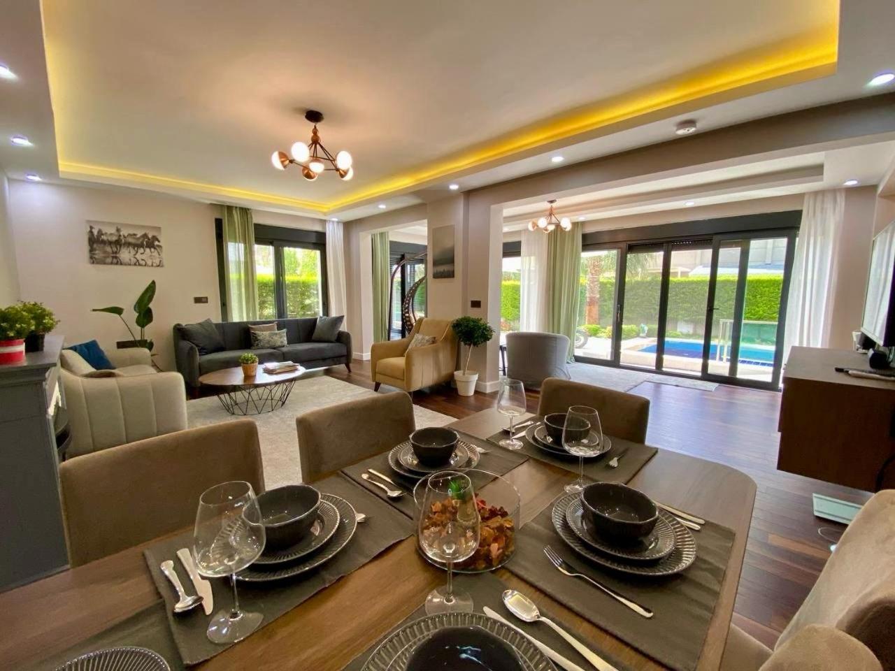 Villa Annabell1 With Swimming Pool And Jacuzzi, 3 Floors Belek Exterior foto