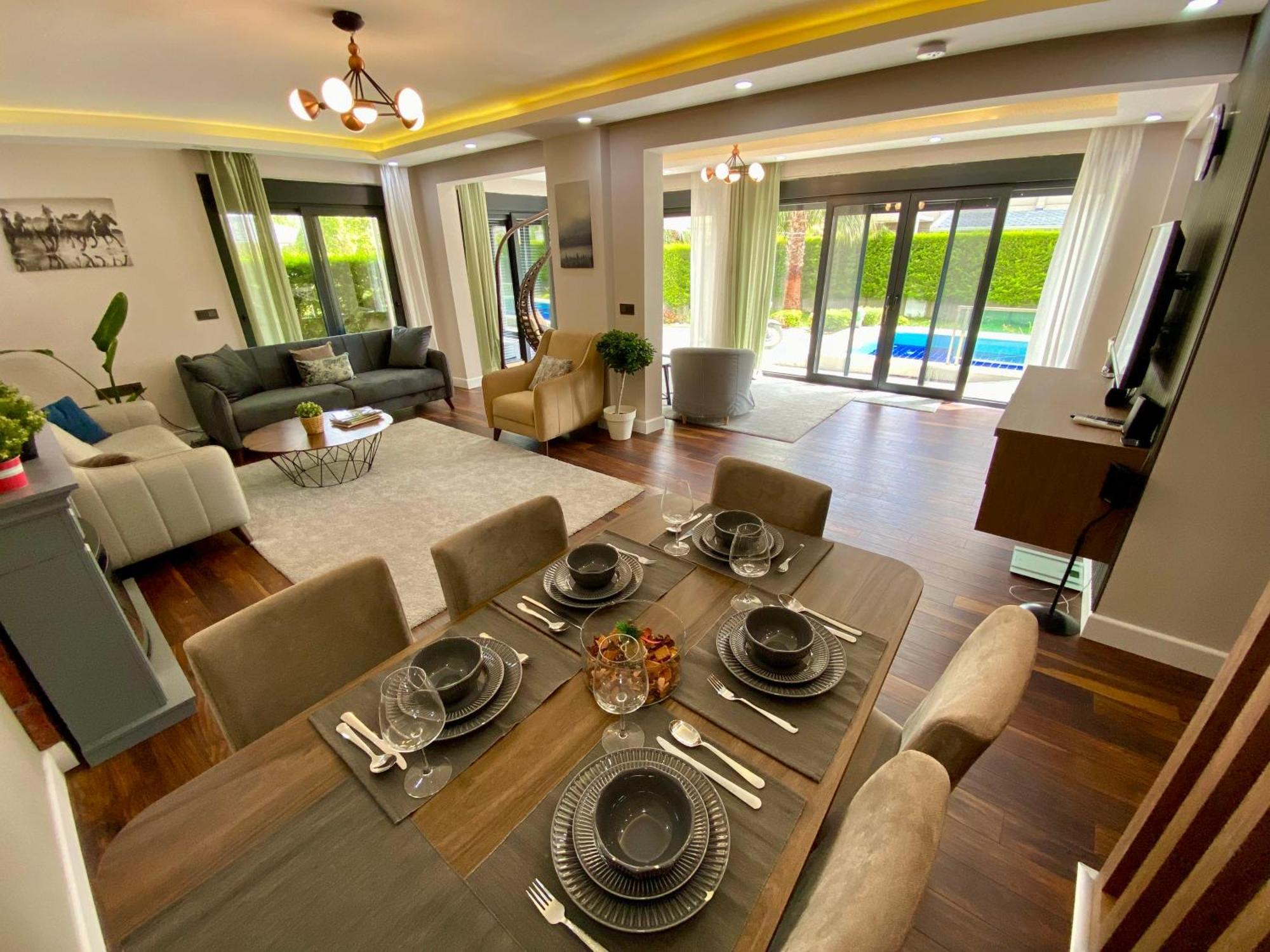 Villa Annabell1 With Swimming Pool And Jacuzzi, 3 Floors Belek Exterior foto