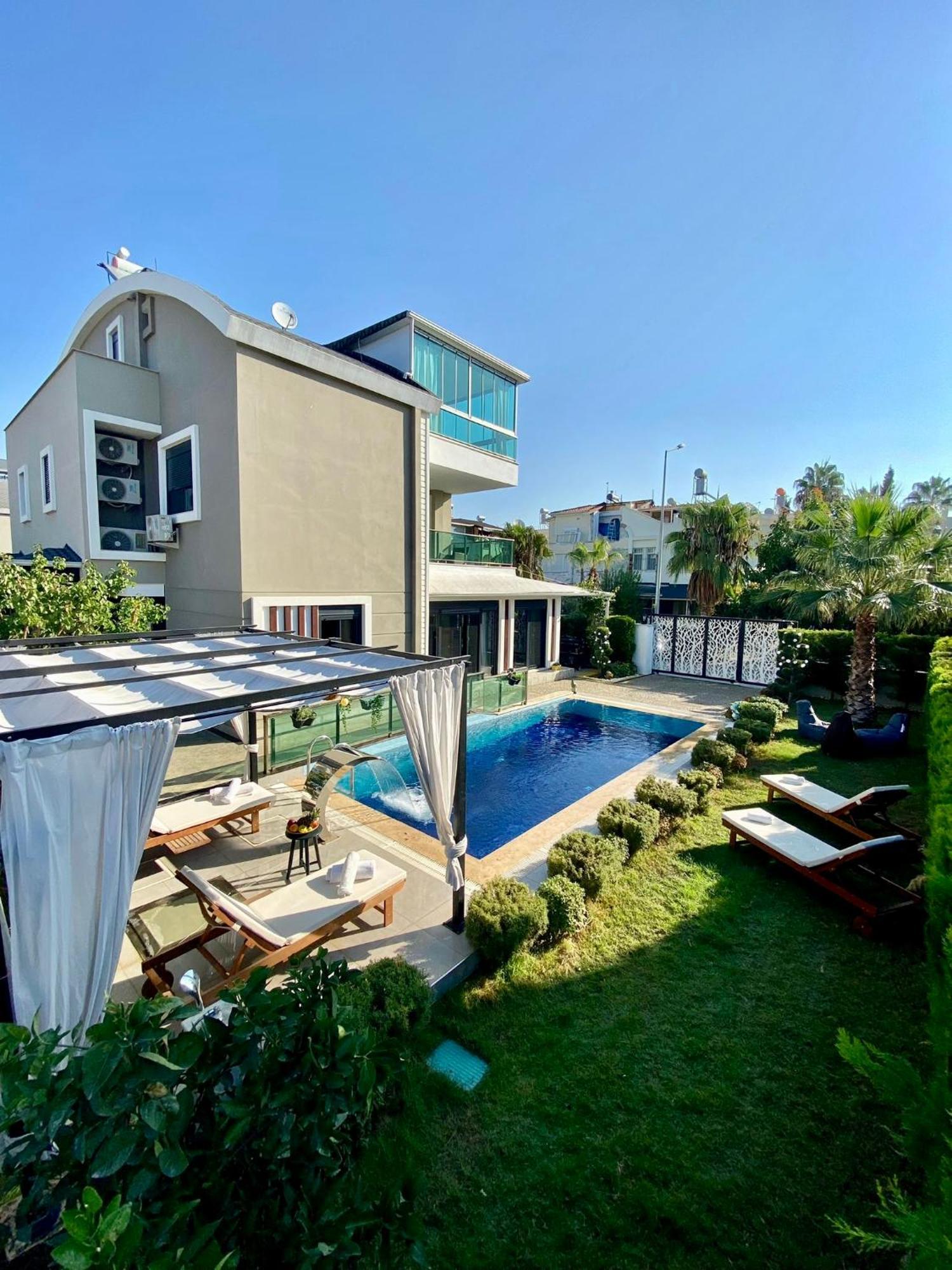 Villa Annabell1 With Swimming Pool And Jacuzzi, 3 Floors Belek Exterior foto